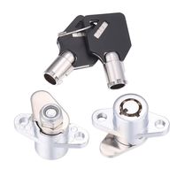 Amazicha 2 Keys Saddlebag Lock Set for Harley Davidson Touring Electra Glide Road King