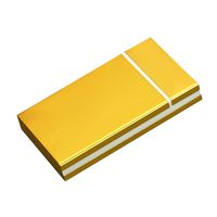 NACHEN Cigarette Case Slim with Automatic Cover Ultra Thin Creative Cigarette Holder Box Holds 20 Slim Cigarettes,Gold,108X60x16mm