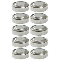 10 x Vinnic Size LR48 393 AG5 L754 SR754W Alkaline Watch Battery