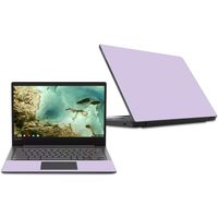 Mightyskins Skin Compatible with Lenovo Chromebook S330 (2018) - Solid Lilac | Protective, Durable, and Unique Vinyl Decal Wrap Cover | Easy to Apply, Remove, and Change Styles | Made in The USA