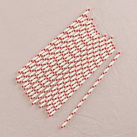 "Sippers" Polka Dot Paper Straws Pecan Brown