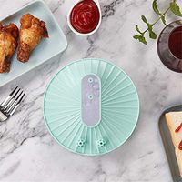 Vegatable/Fruit Clean Wash Machine, Multi-function USB Mini Washing Machine High Pressure Wave Dishwasher Portable Cleaner (Mint Green)