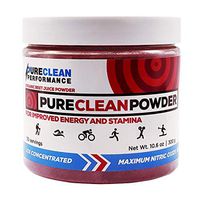 Organic 100% Beet Juice Powder Superfood - Premium Nitric Oxide Support for Energy, Stamina, and Performance - Physician Formulated - PURECLEAN Powder (30 Serving Jar)