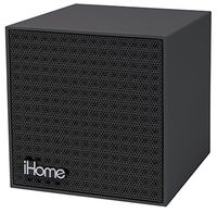 iHome Bluetooth Rechargeable Mini Speaker Cube - Black