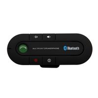 UPsztec Wireless Bluetooth Slim Magnetic Handsfree Car Kit Speaker Music MP3 Player Phone Visor Clip