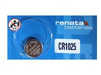Renata CR1025 Lithium Coin Batteries 5 Pack