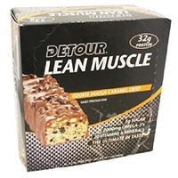 Detour Lean Muscle, Cookie Dough Caramel Crisp, Count 12 - Nutrition Bar With Protein / Grab Varieties & Flavors