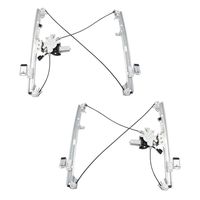 Driver and Passenger Front Power Window Lift Regulators & Motors Assemblies for Chevrolet Cadillac GMC Pickup Truck SUV 19120846 19120847