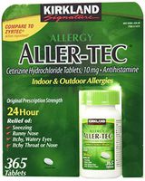 Kirkland Signature Aller-Tec Cetirizine Hydrochloride Tablets, 10 mg (730 Tablets)