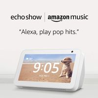 Echo Show 5 - Sandstone and 4 months of Amazon Music Unlimited  w/ autorenewal