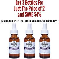 Liquid Probiotics Supplement, Organic Kombucha Cold Pressed Extract with Living Probiotics – (3 Bottles Total) Buy 2 Get 1 Free, Money-Back Guarantee.
