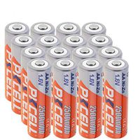 NIZN AA Size 1.6V 2500mWh Rechargeable Battery 20pcs