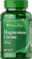 Puritan's Pride Magnesium Citrate 100 mg-100 Capsules