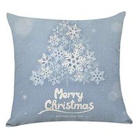 Indexshop Merry Christmas Theme Decorative Pillow Covers, Colorful Decorative Couch Throw Pillow Cases, Festive Home Decor Cushion Covers, Fits 18 x 18 Pillows (A)