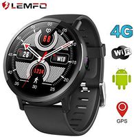LEMFO LEMX Smart Watch Phone 4G LTE - Android 7.1 2.03" Screen MTK6739 1GB+16GB 8MP Translator GPS WiFi Heart Rate Monitor Smartwatch for Men Women