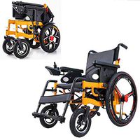 BXUFEI Lightweight Mobility Device Motor Wheelchair for Elderly,Foldable Electric Wheelchair, Handicapped, and Disabled Users, Independence Or Caretaker Convenience