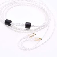 8 Cores 5n OCC Audio Headphone Upgrade Silver Plated Cable For Fitear MH334 MH335D NH205 togo334p F111 Headphone Upgrade Cable