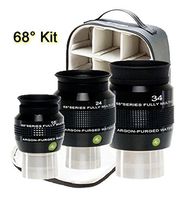 Explore Scientific 16, 24 and 34mm Argon-Purged Waterproof Eyepiece 68 degree Set with EPWP68 KIT
