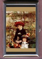 Renoir On The Terrace Impressionist Art Decorative Pill Box