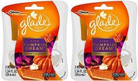Glade 4 Plugins Scented Oil Air Freshener Refill, Rich Pumpkin Dreams, 2 Twin Packs