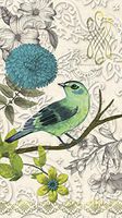 Cypress Home Alluring Aviary Paper Embossed Guest Towel, Set of 15-8 x 1 x 5 Inches