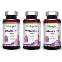 Biophix Vitamin D3 10000 IU 380 Softgels 3 Pack