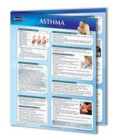 Asthma - Health Medical Quick Reference Guide - 4-Page 8.5" x 11" Laminated