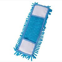 1 pcs Chenille Replacement Head Pads for Flat Floor Mops Cleaning Pad - Blue