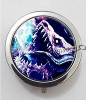 BlackKey Cool Dragon 3-Compartment Decorative Pocket Gift Box Case Organizer for Pill, Color 1-740