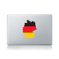 National Flag Country Outline of Germany Vinyl Sticker for MacBook (13/15) or Laptop