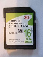 3R109 2015 2016 KIA CADENZA Navigation MAP Sd Card ,GPS UPDATE , OEM PART # 96554-3R109 16GB OEM PART