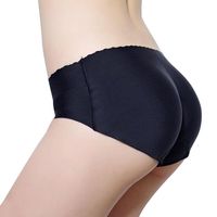 Clearance, YANG-YI Hot Fashion Lady Padded Seamless Butt Hip Enhancer Shaper Panties Underwear (Black, XS)