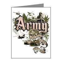 Note Cards (10 Pack) US Army Any Time Any Place Any Where