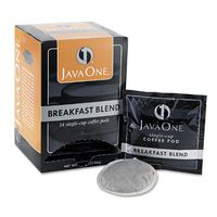 Java One 30220 Coffee Pods, Breakfast Blend, Single Cup, 14/Box