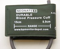 Durable Reusable Neonate Blood Pressure Cuffs Availabe in 5 Size , Also Good for Veterinary Use (Size 5 (8.9-15 CM) (3.5.-5.9 inch))