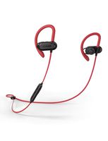 Soundcore Spirit X Sports Earphones by Anker, with Wireless Bluetooth 5, 12-Hour Battery, IPX7 SweatGuard Technology, Secure Fit for Sport and Workouts, with Mic (Red)