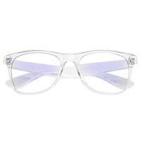Blue Light Blocking Glasses Large Face Square/Semi-Rimless Computer Game Glasses