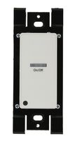 Leviton LVS-1W Low Voltage Pushbutton Station, 1 Button-On/Off, 1 Gang, White