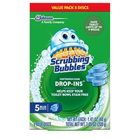 Scrubbing Bubbles Toilet Cleaner Drop Ins, 5 Count in Single Box, 7.05 Ounce