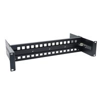 19inch Rackmount Din Rail kit High Strength Aluminum Alloy Adjustable Rack Mount Din Rail Shelf for Industrial Media Converters Ethernet Switches and Other DIN-Rail Products (Black)