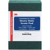 3M 220-8-CC 6-Inch by 9-Inch Scotch-Brite Heavy Duty Scour Pad, 8 Count