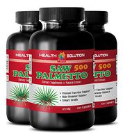 libido Enhancement Pills - Saw Palmetto 500 Mg - Saw Palmetto Supplements 500mg - 3 Bottles 300 Capsules