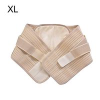 Dilwe Waist Protector, Self Heating Padded Lumbar Back Brace with Adjustable Belt Relief Cold(M)