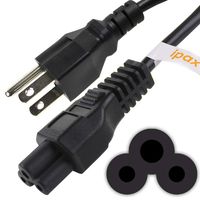 Ipax 15-Foot Extra Long Heavy Duty AC Power Cord Cable Compatible with for LG 42LB5600 LG 32LN530B LG 42LN5300 LG 49LB5550 LG 60LA6200 LG 60LA7400 LG 65LB6190 LG 55LN5400 LG 55LN5600 LG 42LA6205 HD TV