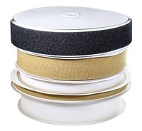 Webbing Back Hook Fastener with 1/2" Hook, 10 Yard, Tan