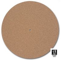 Turntable Mat Slipmat Cork and Rubber (Diameter: 30 Centimeter Thickness: 3 Millimetre) Vinyl Record Improve Sound Quality Reduce Vibrations Absorb Resonances DIY Upgrade Platter - Unihom