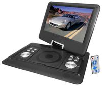 Lectronify LEDH14 14'' Widescreen High Resolution Portable Monitor w/ Built-in DVD, MP3, MP4 Players, USB Port & SD Card Slot Readers