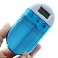 NPLE--Reminder Pill Electric Medicine Storage Box Portable Drug Alarm Timer Cap Case