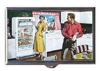 1950s Housewife Kitchen Suburbia Perfection Decorative Pill Box