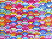 'NUGGLEBUDDY New! Microwavable Moist Heat & Aromatherapy Organic Rice Pack-Cold Pack. Beautiful Timeless Treasure's Rainbow Fabric Infused with SWEET LAVENDER Aromatherapy! The Perfect Gift!